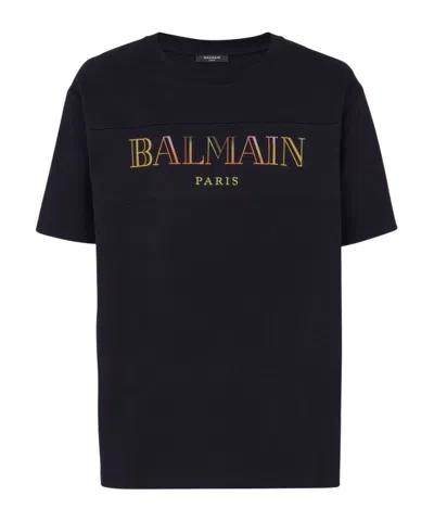 Balmain T-shirt In Black
