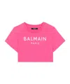 Balmain Short-sleeved T-shirt In Pink