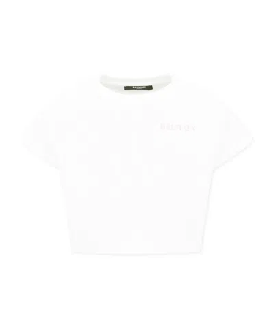 Balmain Short-sleeved T-shirt In White