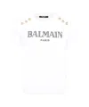 Balmain Short-sleeved T-shirt In White