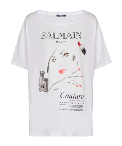 BALMAIN BALMAIN PRINTED BEAUTY T-SHIRT