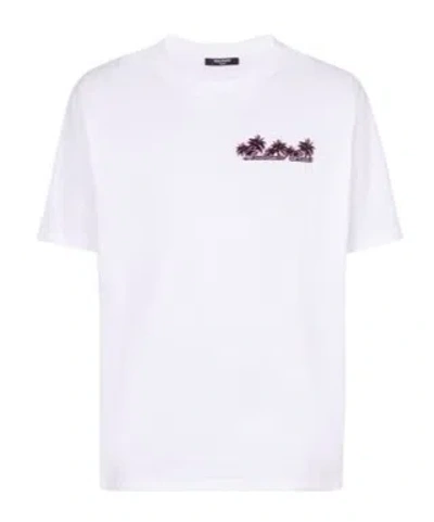 Balmain Short-sleeved T-shirt In White
