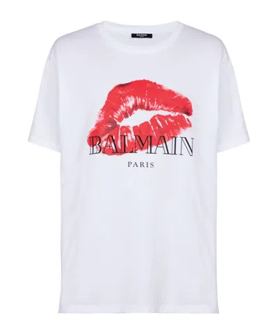 Balmain Short-sleeved T-shirt In White