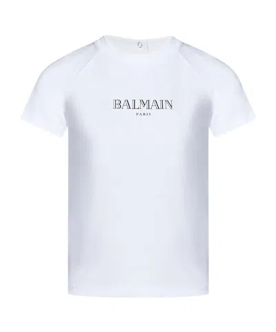 Balmain Short-sleeved T-shirt In White