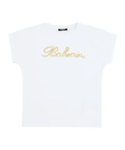 Balmain Short-sleeved T-shirt In White