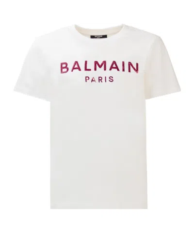 Balmain Short-sleeved T-shirt In White
