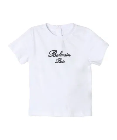 Balmain Short-sleeved T-shirt In White