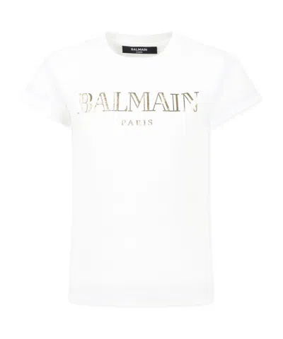 Balmain Short-sleeved T-shirt In White