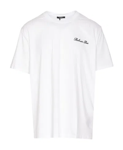 Balmain Cotton T-shirt In White
