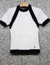 Balmain Short-sleeved Tops In White