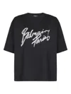 Balmain Logo-print Cotton T-shirt In Black