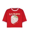 Balmain Short T-shirt In Red
