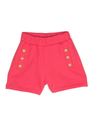 Balmain Kids' Pants In Red