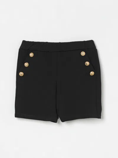 BALMAIN SHORTS BALMAIN KIDS COLOR BLACK,G65339002
