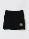 Balmain Shorts  Kids Color Black In Black