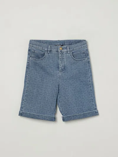 Balmain Shorts  Kids Color Gnawed Blue