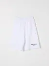 Balmain Logo-appliqué Shorts In White
