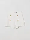 Balmain Kids' ショートパンツ  ボーイ カラー ホワイト In White