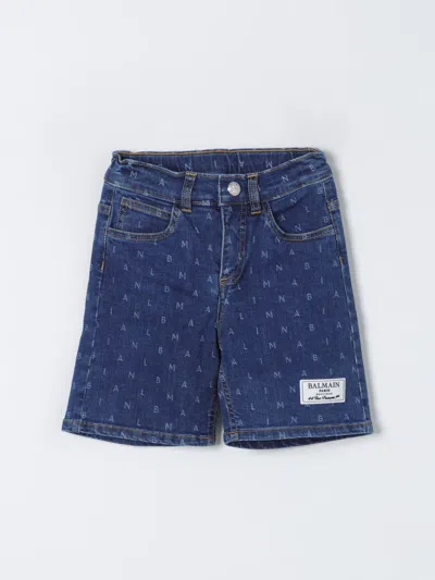 Balmain Shorts  Kids Kids Color Denim