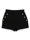 Balmain Paris Kids Shorts In Black