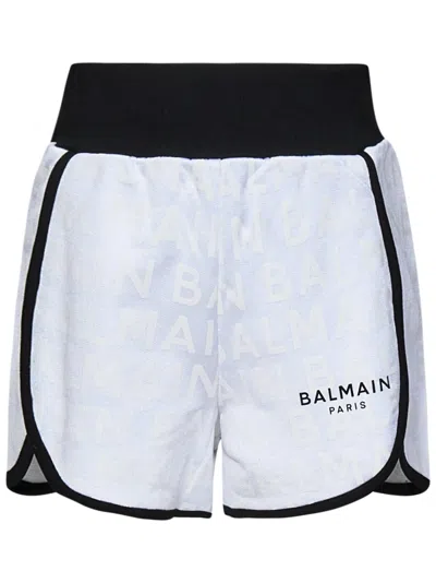 Balmain Kids' Shorts In White