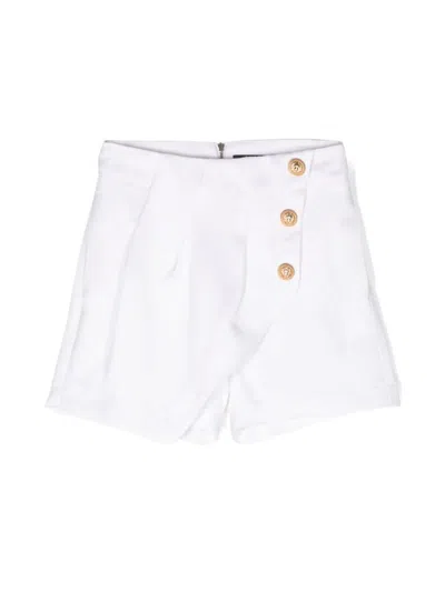 Balmain Kids'  Shorts White