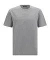 Balmain Embroidered Logo-patch T-shirt In Gray
