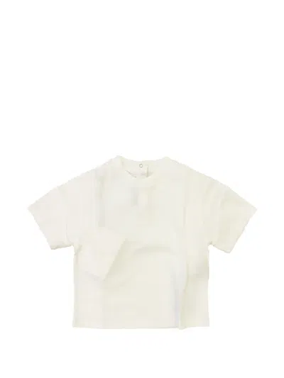 Balmain Babies' Short-sleeves T-shirt In White