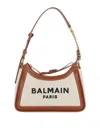 Balmain B-army Canvas And Leather Shoulder Bag