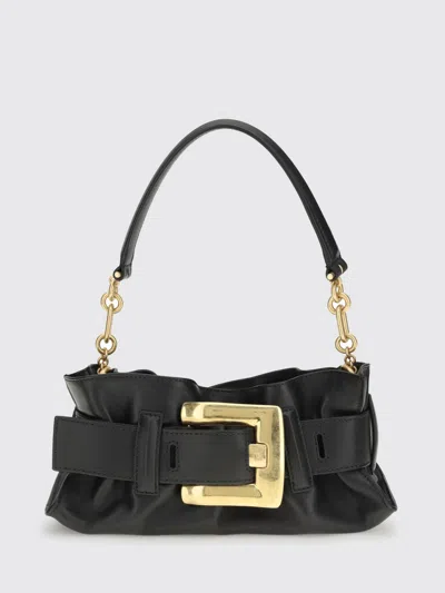 Balmain Shoulder Bag  Woman Color Black In White