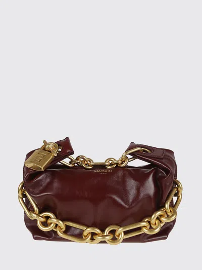 BALMAIN SHOULDER BAG BALMAIN WOMAN COLOR VIOLET,H57006019