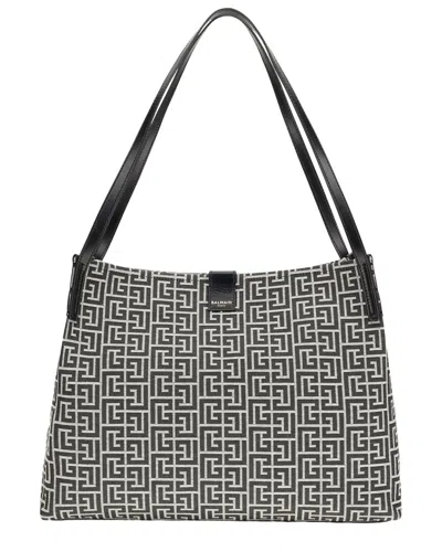 Balmain Shoulder Bag In Black