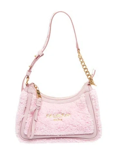 Pre-owned Balmain Shoulder Bag In Pink