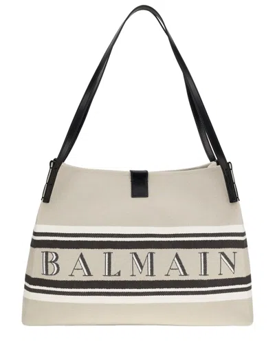 Balmain Shoulder Bag In White