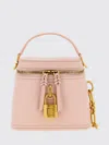 Balmain Pulse Vanity Padlock Tote Bag In Pink