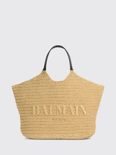 Balmain Shoulder Bag Woman Color Beige