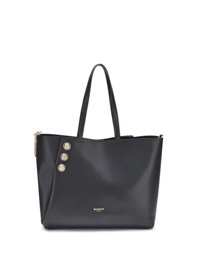 Balmain Shoulder Bags In Black
