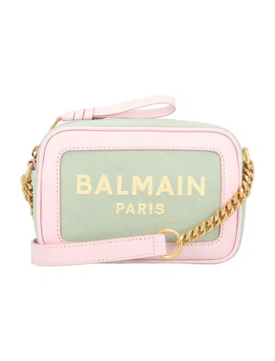 Balmain B-army Camera Bag In Green