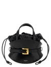 Balmain Shuffle Mini Handbag In Black
