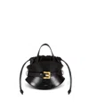 Balmain Shuffle Mini Bag In Leather
