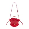 Balmain Shuffle Mini Bag In Red