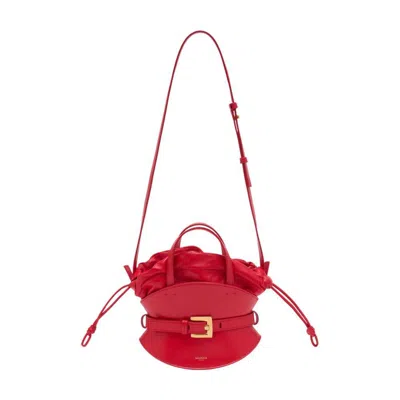 Balmain Shuffle Mini Bag In Red