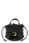 Balmain Shuffle Mini Handbag In Black