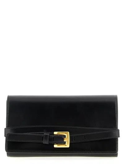 Balmain Shuffle Wallet Chain In Black