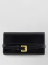 Balmain Shuffle Wallet Chain Buckle Detail Strap In Black