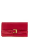 Balmain Shuffle Chain Wallet Buckle Detail In Red