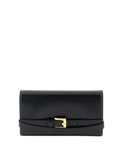 Balmain Shuffle Wallet On Chain In Black