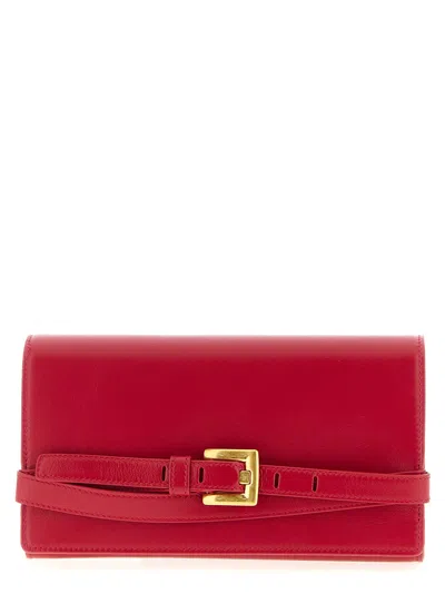 Balmain Shuffle Wallet In Red