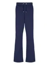 Balmain Side-stripe Track Pants In Blue