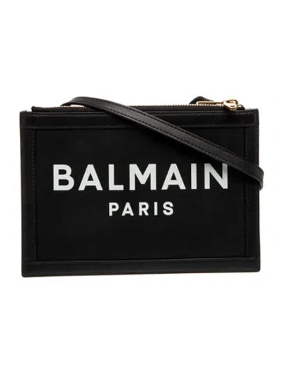 Pre-owned Balmain Signature B-army 22 In Black